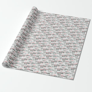 Papier Cadeau Love Marker Texture Arrière - plan sans couture