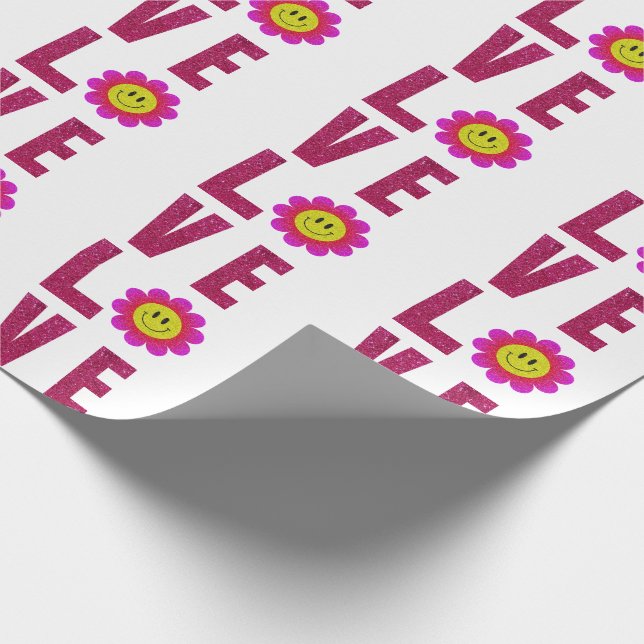 Papier Cadeau Love Sunflower (Coin)