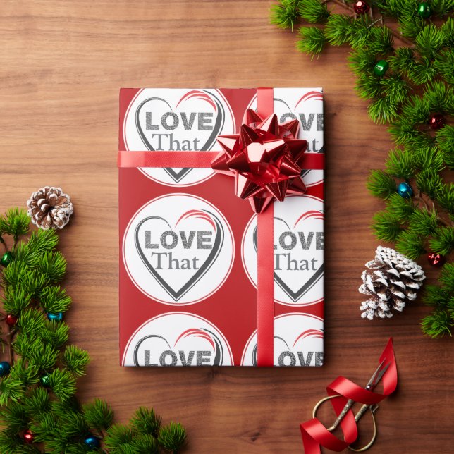 Papier Cadeau Love That Wrapping Paper (Cadeau de vacances)