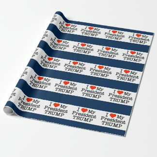 Papier Cadeau Love Trump