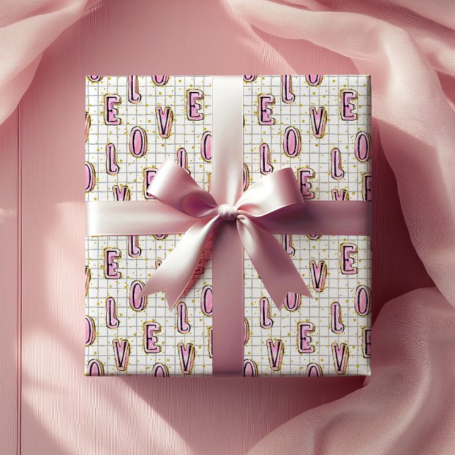 Papier Cadeau LOVE Valentine's Day (Créateur téléchargé)