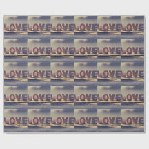 Love Valentine's Day Wrapping Papier