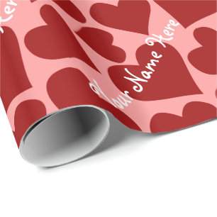 Papier Cadeau Love Wrapping Papier Valentines Cadeaux Personnali