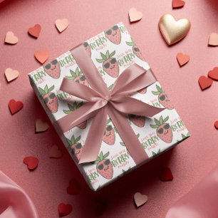 Papier Cadeau Love You Berry beaucoup de papier enveloppant
