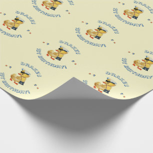 Papier Cadeau Lucky Duck 1ère fête d'anniversaire