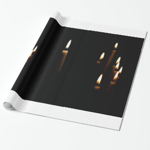 Papier Cadeau Lumière de bougie