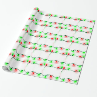 Papier Cadeau Lumières de Noël