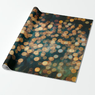 Papier Cadeau lumières fond abstrait, arrière - plan, noir, flou