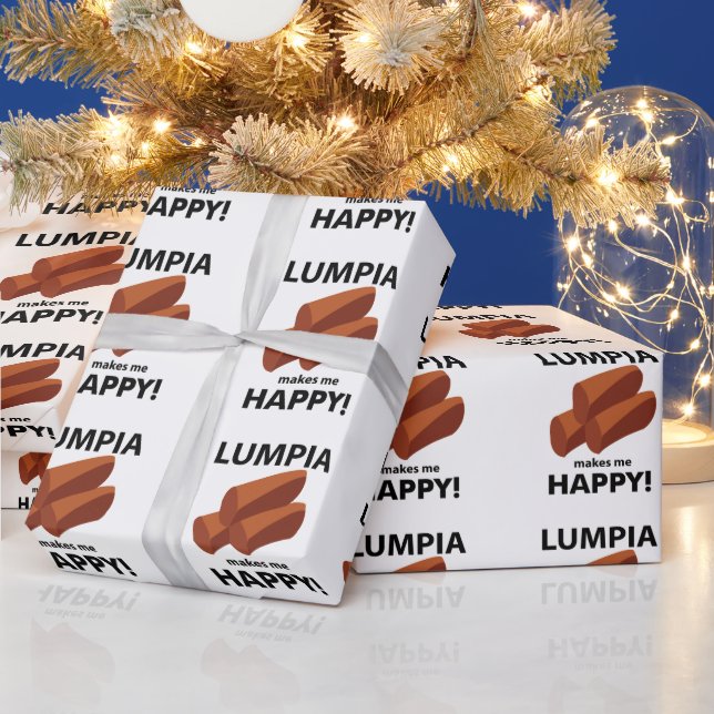 Papier Cadeau Lumpia Me Rend Heureux Lumpia (Vacances)