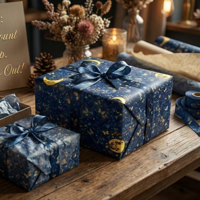 Papier Cadeau Lunar Glow Celestial Moon  (Créateur téléchargé)