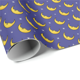 Papier Cadeau Lune