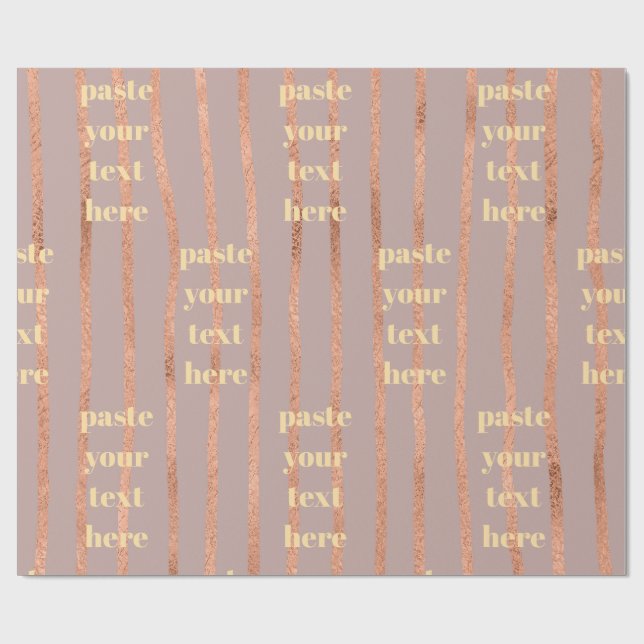 Papier Cadeau Luxury glitter stripes (Plat)