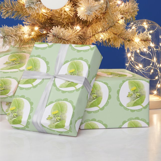 Papier Cadeau Lys de fleurs (Vacances)