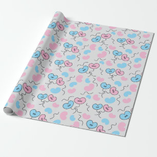 Papier Cadeau M. et Mme Balloons Cadeaux Wedding showers sans co