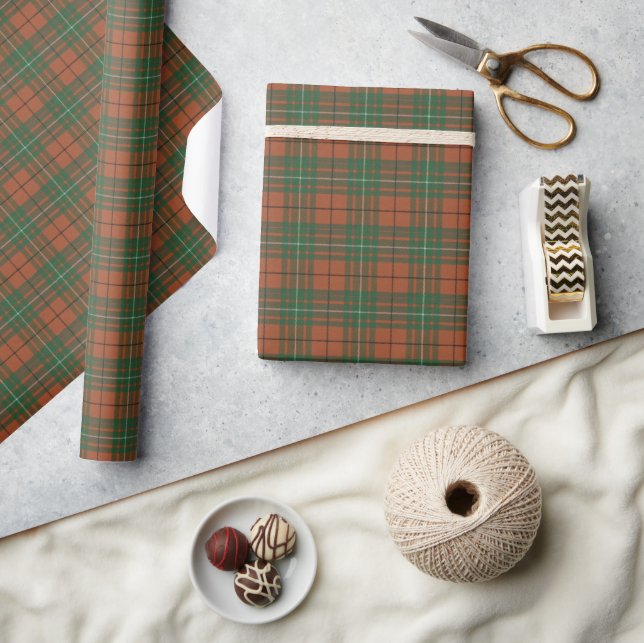 Papier Cadeau MacAuley Ancien Tartan écossais (Artisanat)