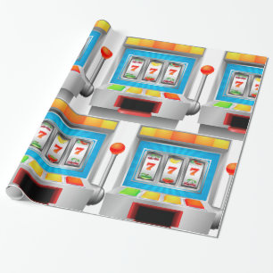Papier Cadeau Machine à sous