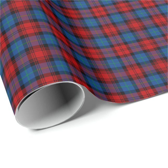 Papier Cadeau MacLachlan Clan Tartan (Coin rond)