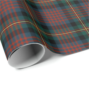 Papier Cadeau MacLennan Clan Tartan
