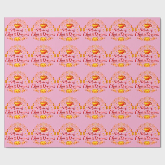 Papier Cadeau Made of Chai & Dreams – Timeless Warmth Inspired b (Plat)