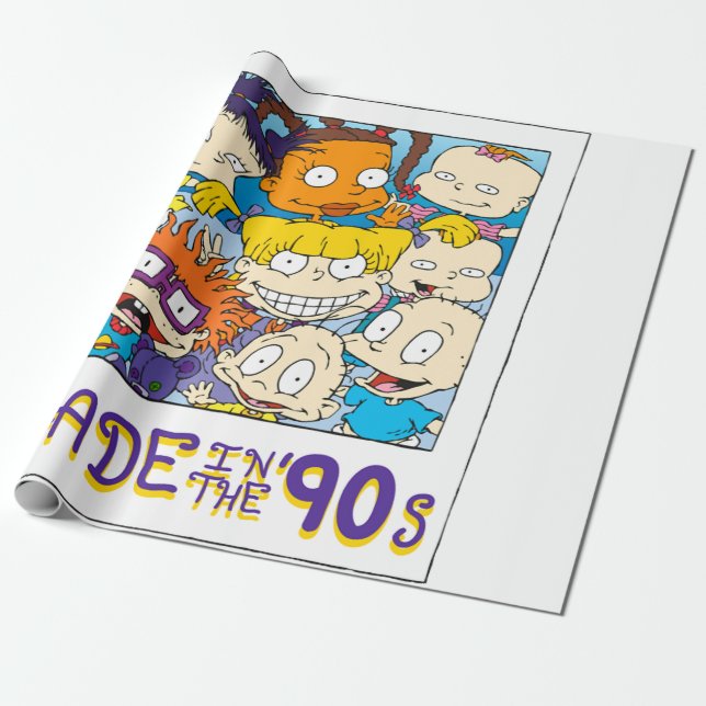 Papier Cadeau Mademark x Rugrats - Fabriqué dans le capot de bas (Déroulé)