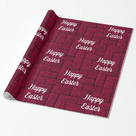Papier Cadeau Magenta Joyeux papier d'enveloppement de Pâques