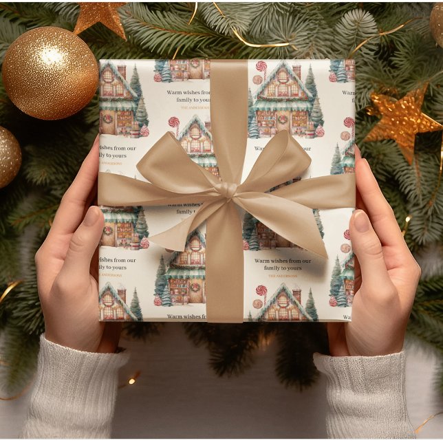 Papier Cadeau Magie de Noël scandinave (Créateur téléchargé)