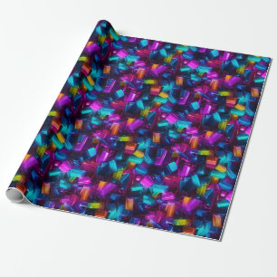 Papier Cadeau Magie en verre de Neon