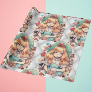 Papier Cadeau Magique Alice Tea Party !