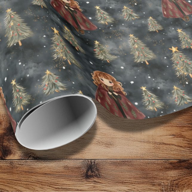 Papier Cadeau Magique Assistant École Papier d'enveloppement de  (Wizard School Christmas Gift Wrap )