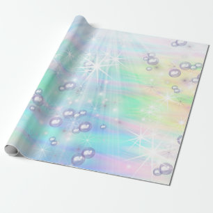 Papier Cadeau Magique Rainbow Baby Mermaids