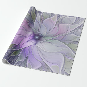 Papier Cadeau Magnifique beauté moderne abstraite art fractal fl