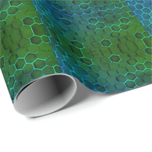 Papier Cadeau Magnifique Cool Awesome Green 