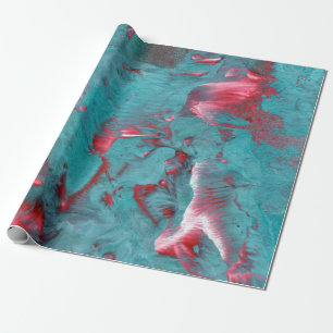Papier Cadeau Magnifique Marbre à traîneaux