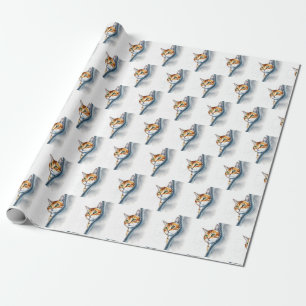 Papier Cadeau Magnifique Populaire Aquarelle Cute Collection Cha