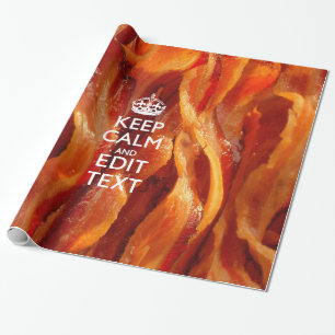 Papier Cadeau Maintenez le calme sur la balise de dimensionnemen