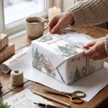 Maison de conte de Noël personnalisée