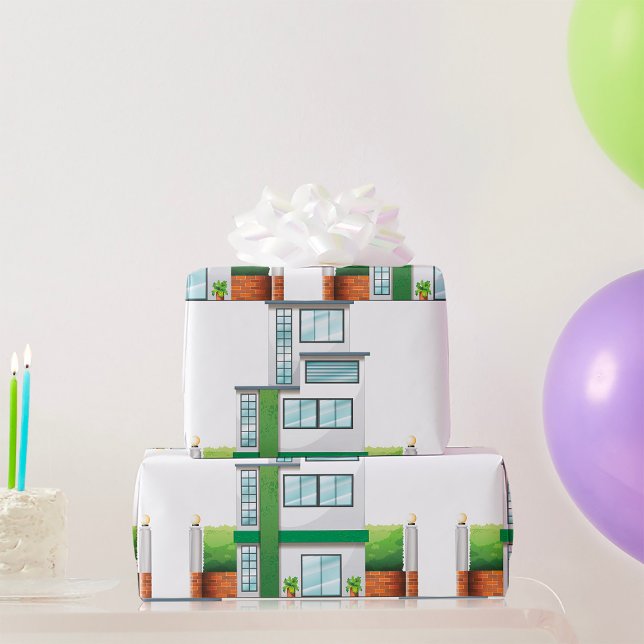 Papier Cadeau Maison Multistorey (Créateur téléchargé)