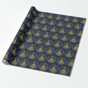 Papier Cadeau Maître passé Freemason maçonnerie maçonnique
