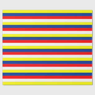 Papier Cadeau Malaisie Philippines Venezuela drapeau pays rayure