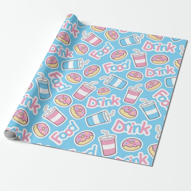 Papier Cadeau Malbouffe (Déroulé)