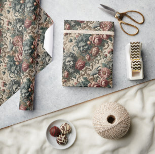 Papier Cadeau Malveillance Doppelganger - Bandana florale gothiq
