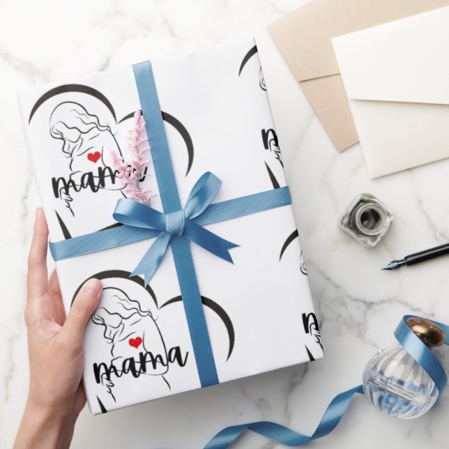 PAPIER CADEAU MAMA (Cadeaux)