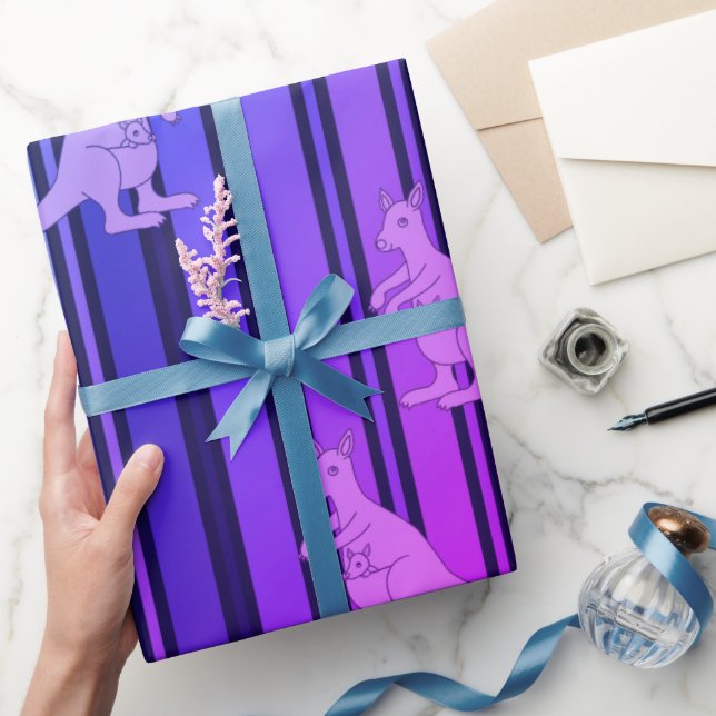 Papier Cadeau mama kangourou (Cadeaux)