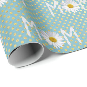 Papier Cadeau Maman Daisy Sur Pois
