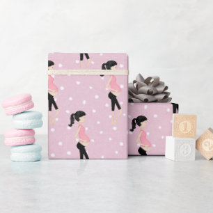 Papier Cadeau Maman Enceinte En Pois