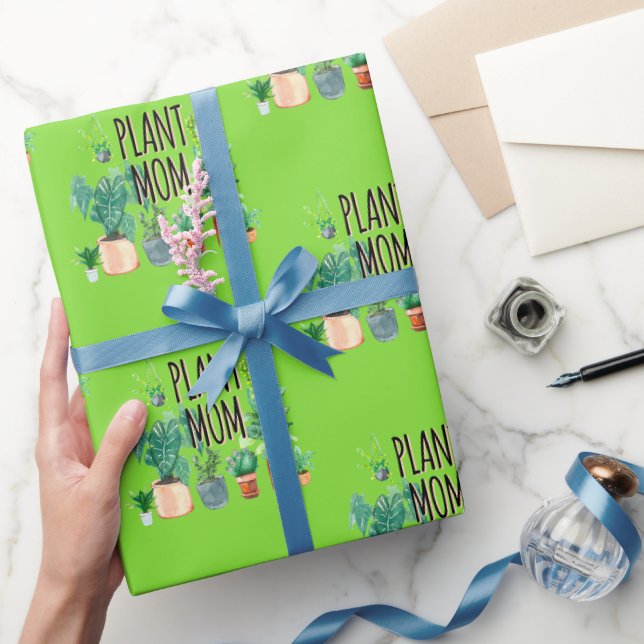 Papier Cadeau Maman plante - Jardinage, Cadeau Planter Pour Mama (Cadeaux)