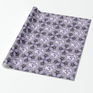 Papier Cadeau Mandala OM - violet