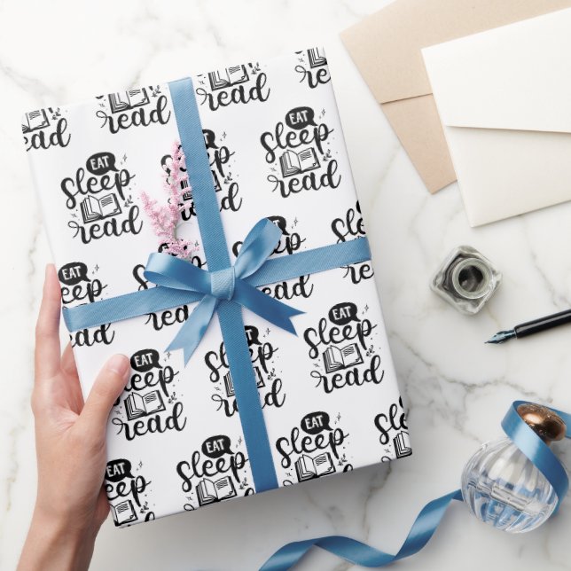 Papier Cadeau Mangez le sommeil lire le livre Lover (Cadeaux)