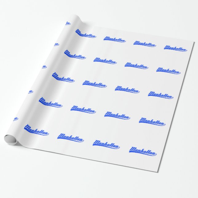Papier Cadeau Manhattan avec lave (Déroulé)