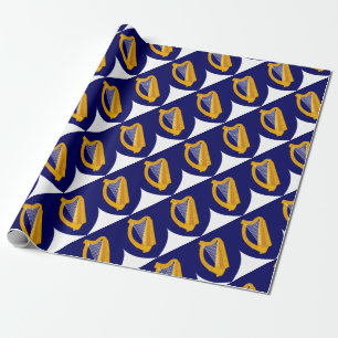 Papier Cadeau Manteau des bras de l'Irlande - emblème irlandais
